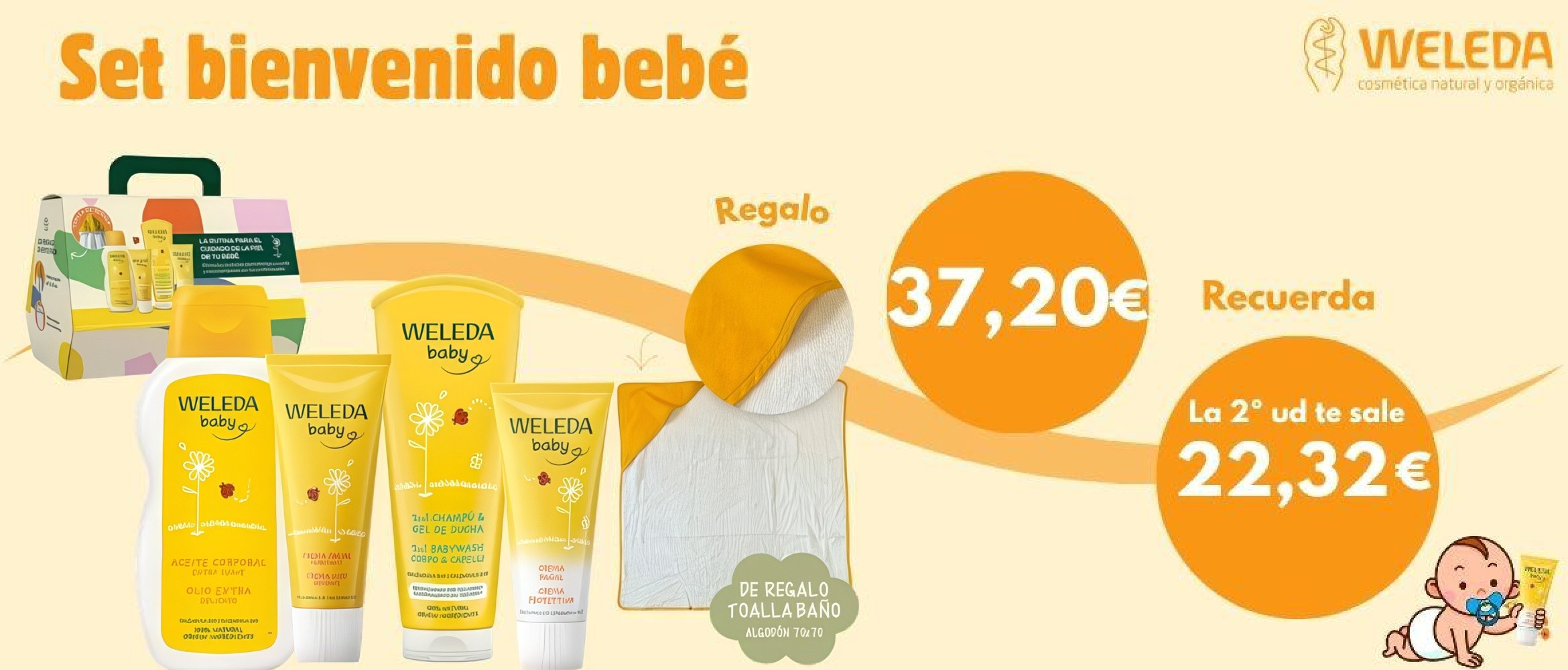 set bienvenido beb&eacute;